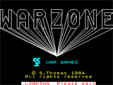 War Zone - Screenshot - Game Title Image