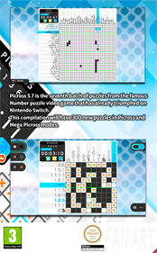 Picross S7 - Fanart - Box - Back Image