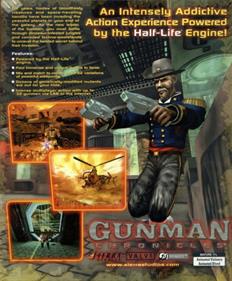 Gunman Chronicles - Box - Back Image