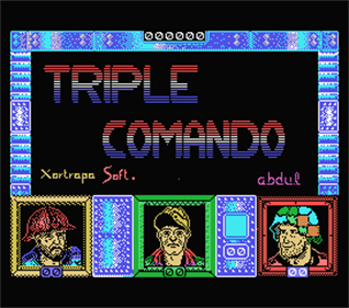 Triple Comando - Screenshot - Game Title Image