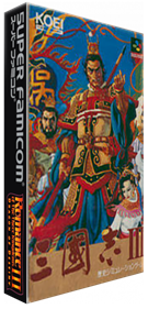 Romance of the Three Kingdoms III: Dragon of Destiny - Box - 3D Image