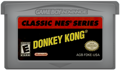 Classic NES Series: Donkey Kong - Cart - Front Image