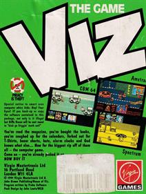 Viz: The Game - Box - Back Image