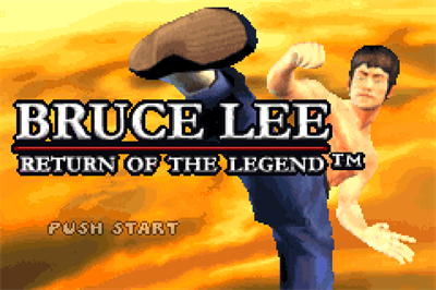 Bruce Lee: Return of the Legend - Screenshot - Game Title Image