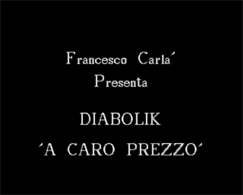 Diabolik 9: A Caro Prezzo - Screenshot - Game Title Image