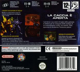 Metroid Prime: Hunters - Box - Back Image