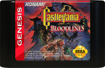 Castlevania: Bloodlines - Cart - Front Image
