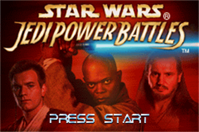 Star Wars: Jedi Power Battles - Screenshot - Game Title Image