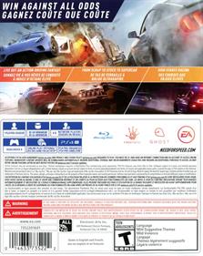 Need for Speed Payback - Box - Back Image