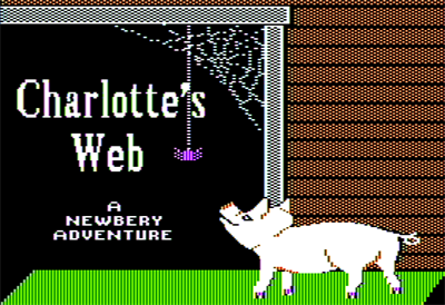 A Newbery Adventure: Charlotte's Web - Screenshot - Game Title Image