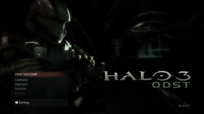 Halo 3: ODST - Screenshot - Game Title Image