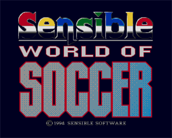 Sensible World of Soccer - Screenshot - Game Title Image