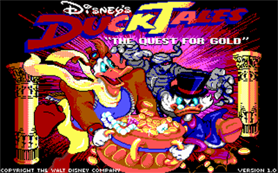 Duck Tales: The Quest for Gold - Screenshot - Game Title Image