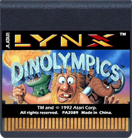 Dinolympics - Cart - Front Image
