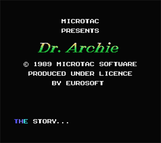 Dr. Archie - Screenshot - Game Title Image