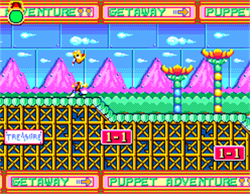 Dynamite Headdy - Screenshot - Gameplay Image