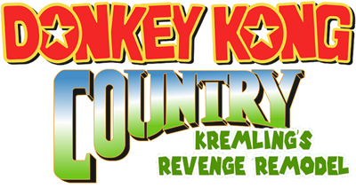 Donkey Kong Country: Kremling's Revenge Remodel - Clear Logo Image