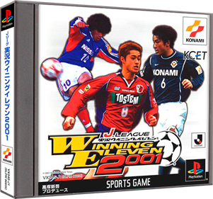 J.League Jikkyou Winning Eleven 2001 - Box - 3D Image