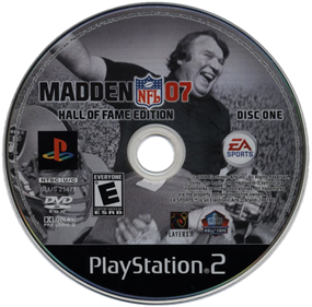 Madden NFL 07: Hall of Fame Edition - Disc Image