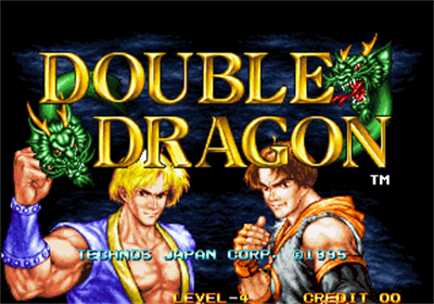 Double Dragon (Neo-Geo) - Screenshot - Game Title Image