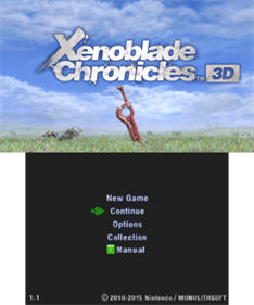 Xenoblade Chronicles 3D - Screenshot - Game Title Image