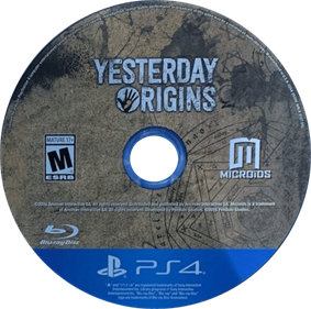 Yesterday Origins - Disc Image