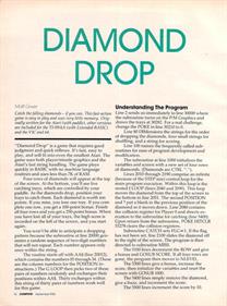 Diamond Drop - Advertisement Flyer - Front Image