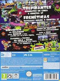 Splatoon - Box - Back Image