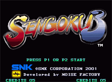 Sengoku 3 - Screenshot - Game Title Image