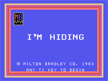I'm Hiding - Screenshot - Game Title Image