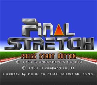 Final Stretch - Screenshot - Game Title Image