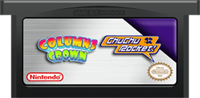 2 Games in 1: Columns Crown + Chu Chu Rocket! - Fanart - Cart - Front Image