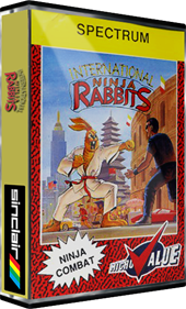 International Ninja Rabbits  - Box - 3D Image