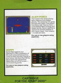 2 Pak Special Green: Alien Force / Hoppy - Box - Back Image