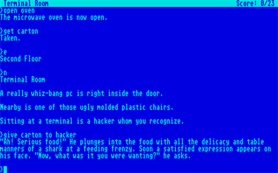 The Lurking Horror - Screenshot - Gameplay Image