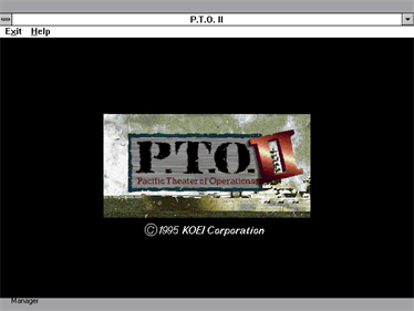 P.T.O.: Pacific Theater of Operations II - Screenshot - Game Title Image