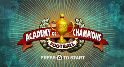Academy of Champions: Soccer - Screenshot - Game Title Image