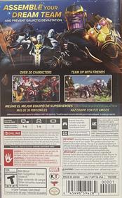Marvel Ultimate Alliance 3: The Black Order - Box - Back Image