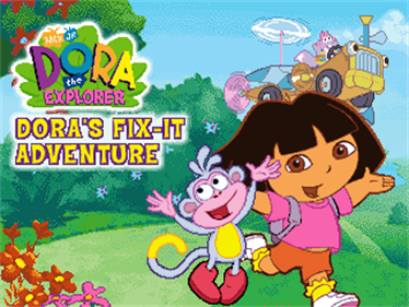 Nick Jr Dora the Explorer: Dora's Fix-it Adventure - Screenshot - Game Title Image