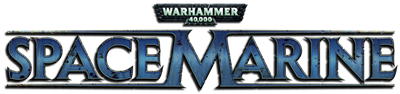 Warhammer 40,000: Space Marine - Clear Logo Image