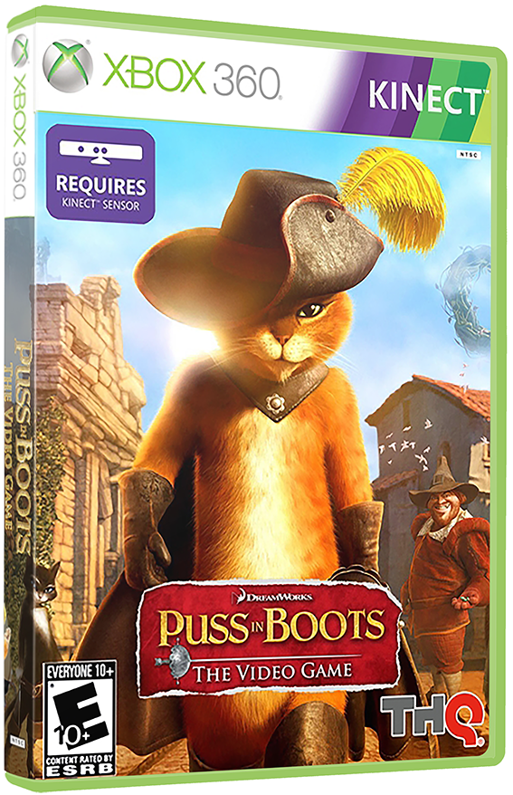 Puss In Boots Gato De Botas Xbox 360 Kinect Ntsc
