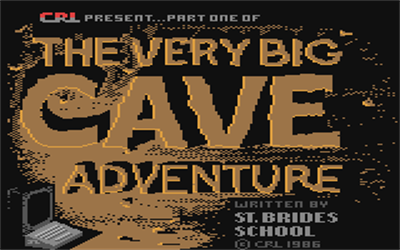 The Very Big Cave Adventure - Screenshot - Game Title Image