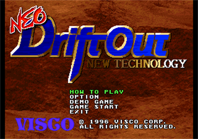 Neo Drift Out: New Technology - Screenshot - Game Title Image