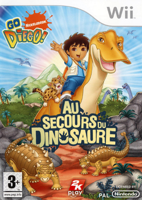 Go, Diego, Go! Great Dinosaur Rescue Box Shot for PlayStation 2