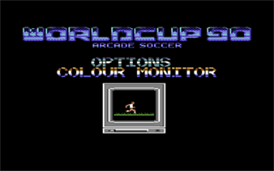 World Cup 90 - Screenshot - Game Select Image