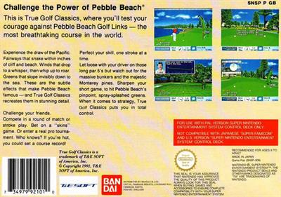 True Golf Classics: Pebble Beach Golf Links - Box - Spine Image