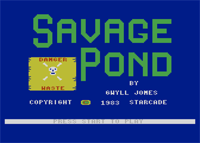 Savage Pond - Screenshot - Game Title Image