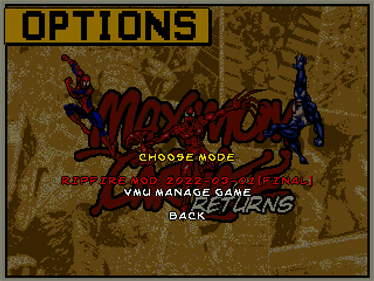 Maximum Carnage Returns: Bloodline Edition - Screenshot - Game Select Image