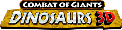 Combat of Giants: Dinosaurs 3D - Clear Logo Image
