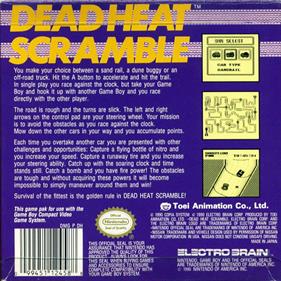 Dead Heat Scramble - Box - Back Image